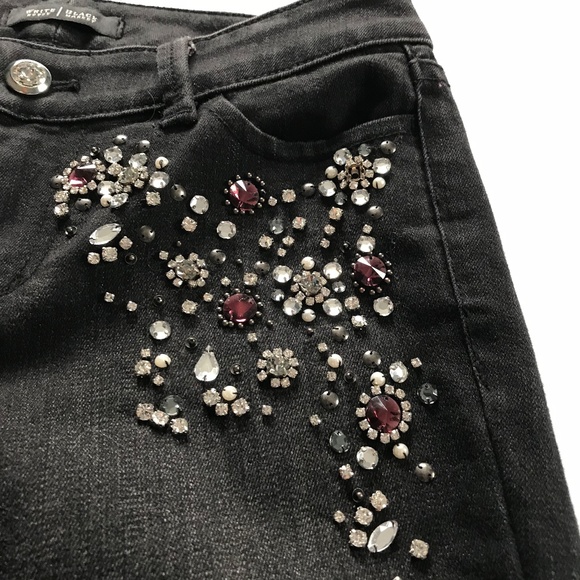 White House Black Market Denim - White House Black Market BLANC Flare Leg 00